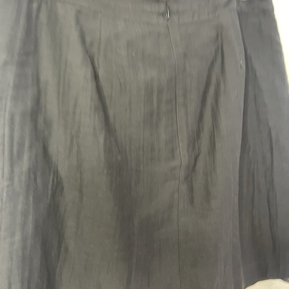 NWT Anthro Leifnotes Black Skirt Size 2 Eyelet Silk Asymmetrical Whimsigoth - Picture 6 of 9